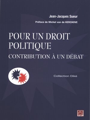 cover image of Pour un droit politique
